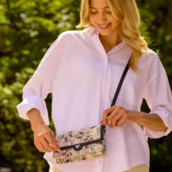 Mickey Mouse Crossbody Bag In Newspaper Print For Adults -Disney Store 442039978569 5