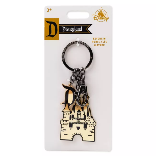 Sleeping Beauty Castle Keychain, Disneyland 3 Sleeping Beauty Castle Keychain, Disneyland