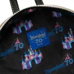 Mickey Mouse And Friends Loungefly Mini Backpack For Adults, Disneyland 70th Anniversary -Disney Store 442090110793 3