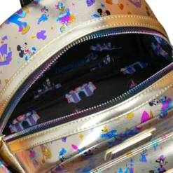 Mickey Mouse And Friends Loungefly Mini Backpack For Adults, Disneyland 70th Anniversary -Disney Store 442090110793 4