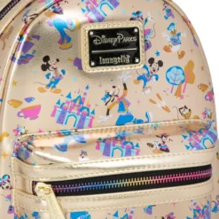 Mickey Mouse And Friends Loungefly Mini Backpack For Adults, Disneyland 70th Anniversary -Disney Store 442090110793 5