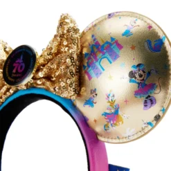 Mickey Mouse And Friends Loungefly Ears Headband For Adults, Disneyland 70th Anniversary -Disney Store 445030112024 3