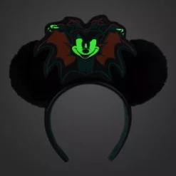 Minnie Mouse Halloween Glow-in-the-Dark Ears Headband For Adults