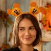 Mickey Mouse Jack-o'-Lantern Halloween Ears Headband For Adults -Disney Store 445039899520 1