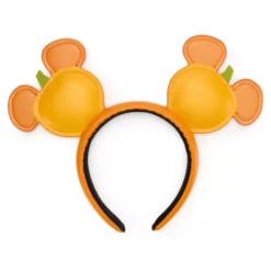 Mickey Mouse Jack-o'-Lantern Halloween Ears Headband For Adults -Disney Store 445039899520 2