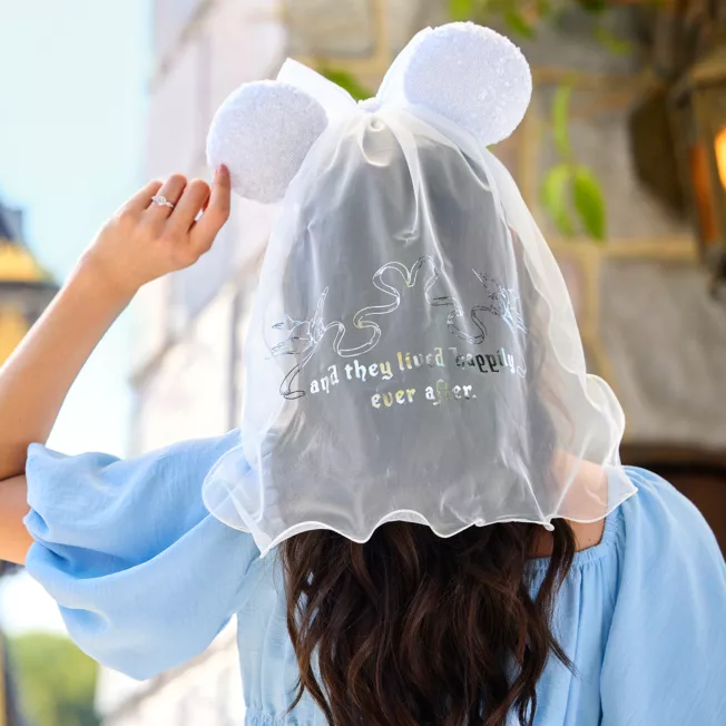 Cinderella Ears Headband Bridal Veil For Adults 4 Cinderella Ears Headband Bridal Veil For Adults - Image 2