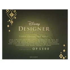 Tiana Disney Designer Collection Limited Edition Doll -Disney Store 460033525657 9