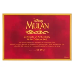 Disney Mulan 25th Anniversary Limited Edition Doll -Disney Store 460034116199 7