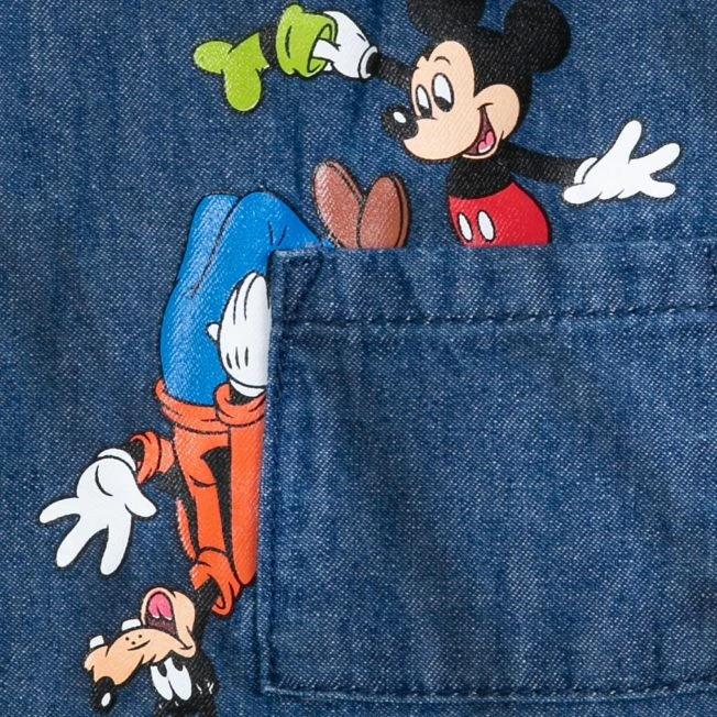 Mickey Mouse And Friends Denim Dress For Baby 5 Mickey Mouse And Friends Denim Dress For Baby - Image 3