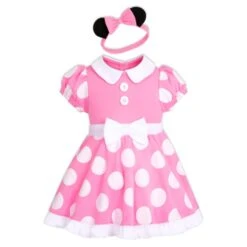 Minnie Mouse Pink Costume Bodysuit For Baby