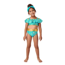 Jasmine Deluxe Swimsuit For Girls, Aladdin