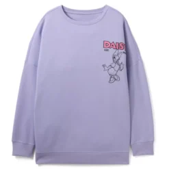 Daisy Duck 85th Anniversary Sweatshirt For Adults -Disney Store 5102051400008M 5