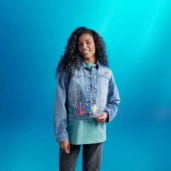 Disney Store The Little Mermaid Denim Jacket For Women, Live Action Film -Disney Store 5103052750150M 3