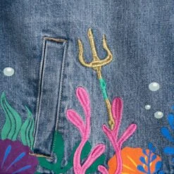 Disney Store The Little Mermaid Denim Jacket For Women, Live Action Film -Disney Store 5103052750150M 5