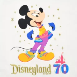 Mickey Mouse Fashion T-Shirt For Adults, Disneyland 70th Anniversary -Disney Store 5106053610001MAPAC 3