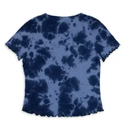 Mickey Mouse Indigo Tie Dye Fashion Top For Women -Disney Store 5106053710001M 3