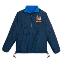 Mickey Mouse And Friends Reversible Fleece Sweater For Adults