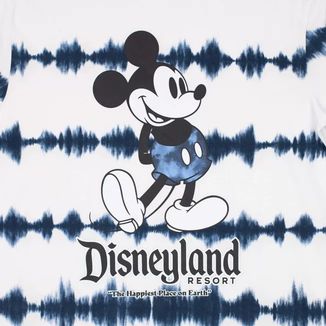 Mickey Mouse Indigo Tie Dye T-Shirt For Adults, Disneyland 4 Mickey Mouse Indigo Tie Dye T-Shirt For Adults, Disneyland - Image 2