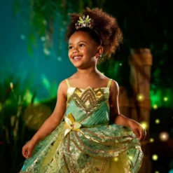 Tiana Deluxe Costume For Kids, The Princess And The Frog