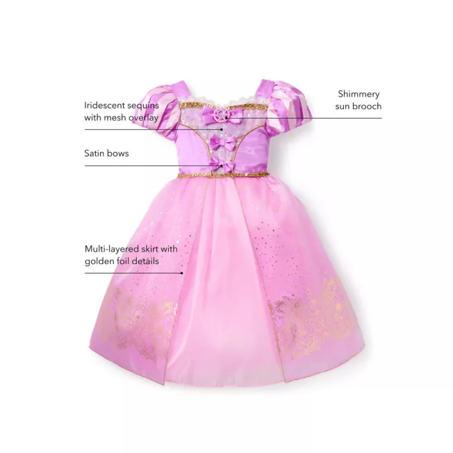 Rapunzel Costume For Kids, Tangled 4 Rapunzel Costume For Kids, Tangled - Image 2