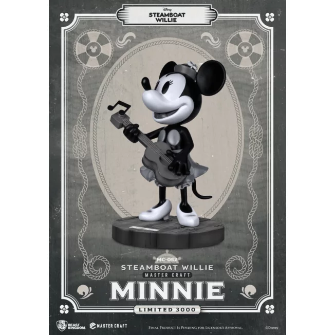 Steamboat Willie Master Craft Minnie Figurine, Beast Kingdom 4 Steamboat Willie Master Craft Minnie Figurine, Beast Kingdom - Image 2