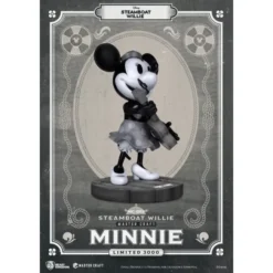 Steamboat Willie Master Craft Minnie Figurine, Beast Kingdom 12 Steamboat Willie Master Craft Minnie Figurine, Beast Kingdom -Disney Store 711203440369 3
