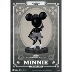 Steamboat Willie Master Craft Minnie Figurine, Beast Kingdom 13 Steamboat Willie Master Craft Minnie Figurine, Beast Kingdom -Disney Store 711203440369 4