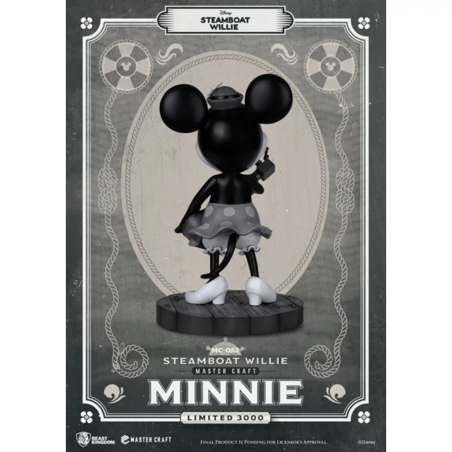 Steamboat Willie Master Craft Minnie Figurine, Beast Kingdom 6 Steamboat Willie Master Craft Minnie Figurine, Beast Kingdom - Image 4