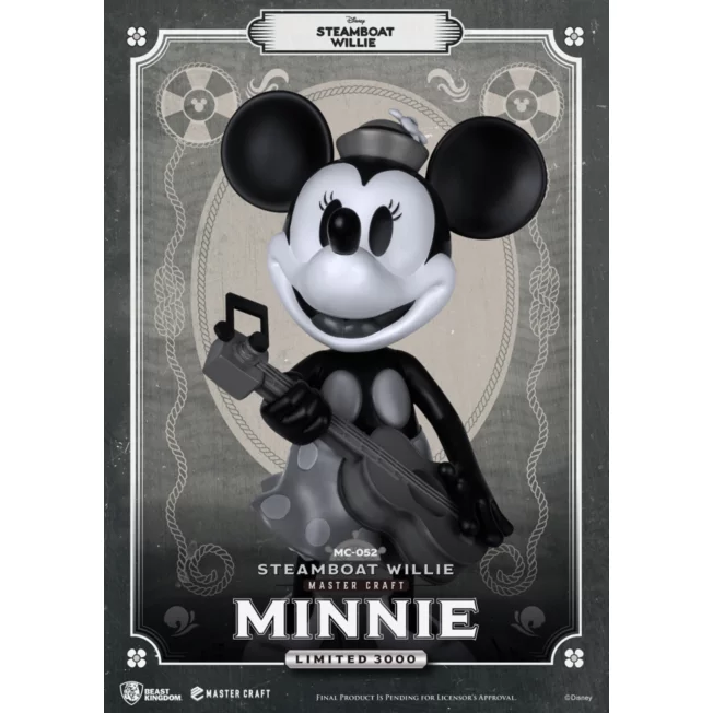 Steamboat Willie Master Craft Minnie Figurine, Beast Kingdom 7 Steamboat Willie Master Craft Minnie Figurine, Beast Kingdom - Image 5