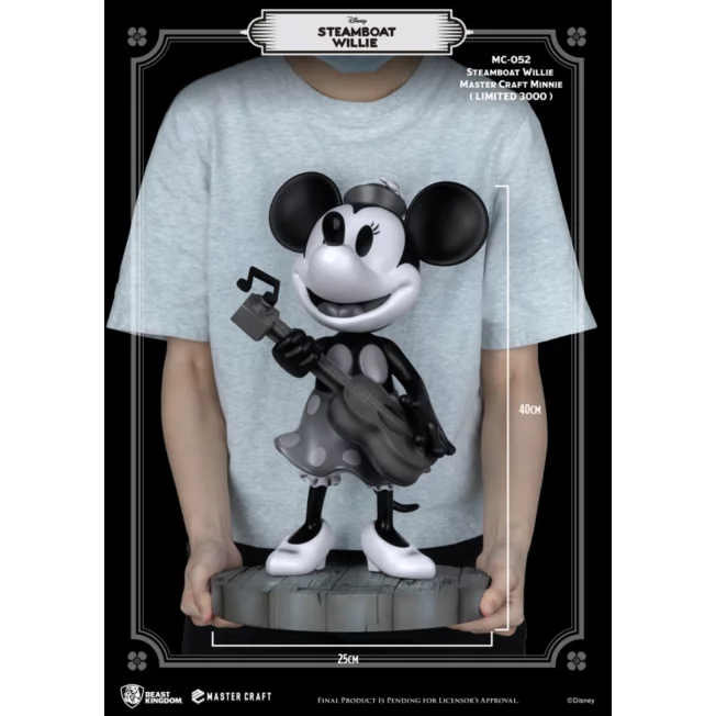 Steamboat Willie Master Craft Minnie Figurine, Beast Kingdom 10 Steamboat Willie Master Craft Minnie Figurine, Beast Kingdom - Image 8